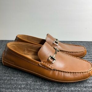 Cole Haan Men's Tan Wyatt Bit Driver Shoes 9‎ M C35784